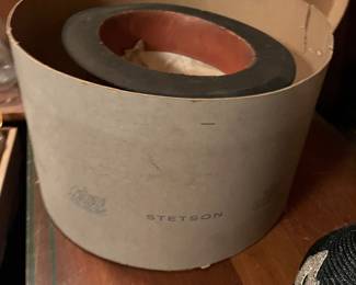 Original Stetson top hat in box 