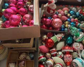 really beautiful vintage Christmas ornaments