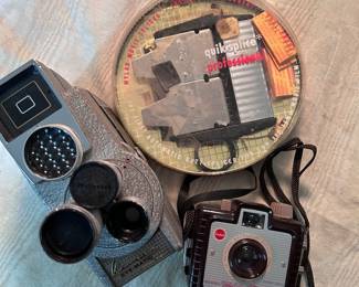 vintage cameras & movie camera