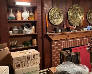 mod basement decor
