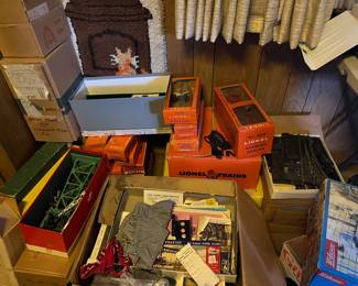 vintage Lionel trains