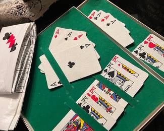 vintage coaster set