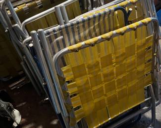 vintage folding chairs