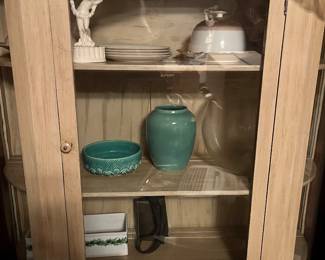 antique curio cabinet