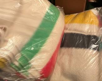 vintage Hudson Bay blankets