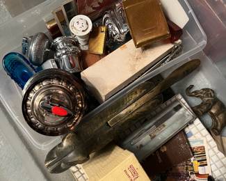 vintage table lighters