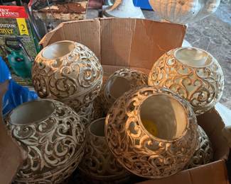 vintage outdoor party light globes