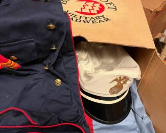 vintage child's US Marines uniform