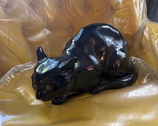 1915 Wiener Kunstkeramische Werkstäyyen ceramic cat