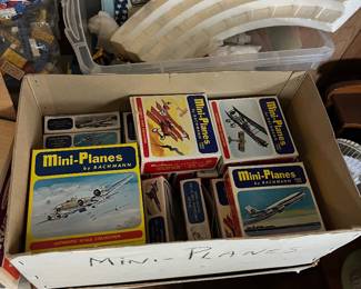 vintage mini model planes