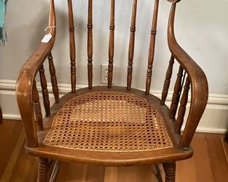 antique smoking chair