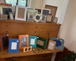dressser and pic frames