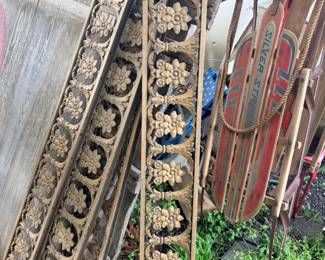 Ornamental architectural friezes or decorative trim panels