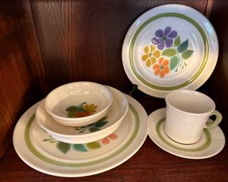 1 of 2 Franciscan dish sets - Floral & Pebble Beach