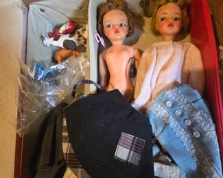 2 Tammy dolls with clothes