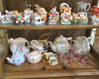 Vintage animal figurines marked "made in Japan"