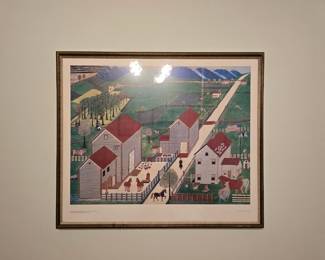 Mahantango Valley PA Farm scene framed print