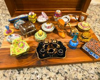 Limoges trinket boxes