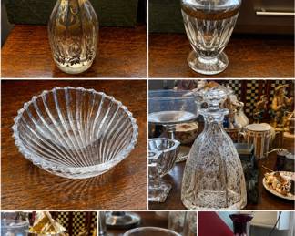 Crystal (Decanters, pitchers, glasses)