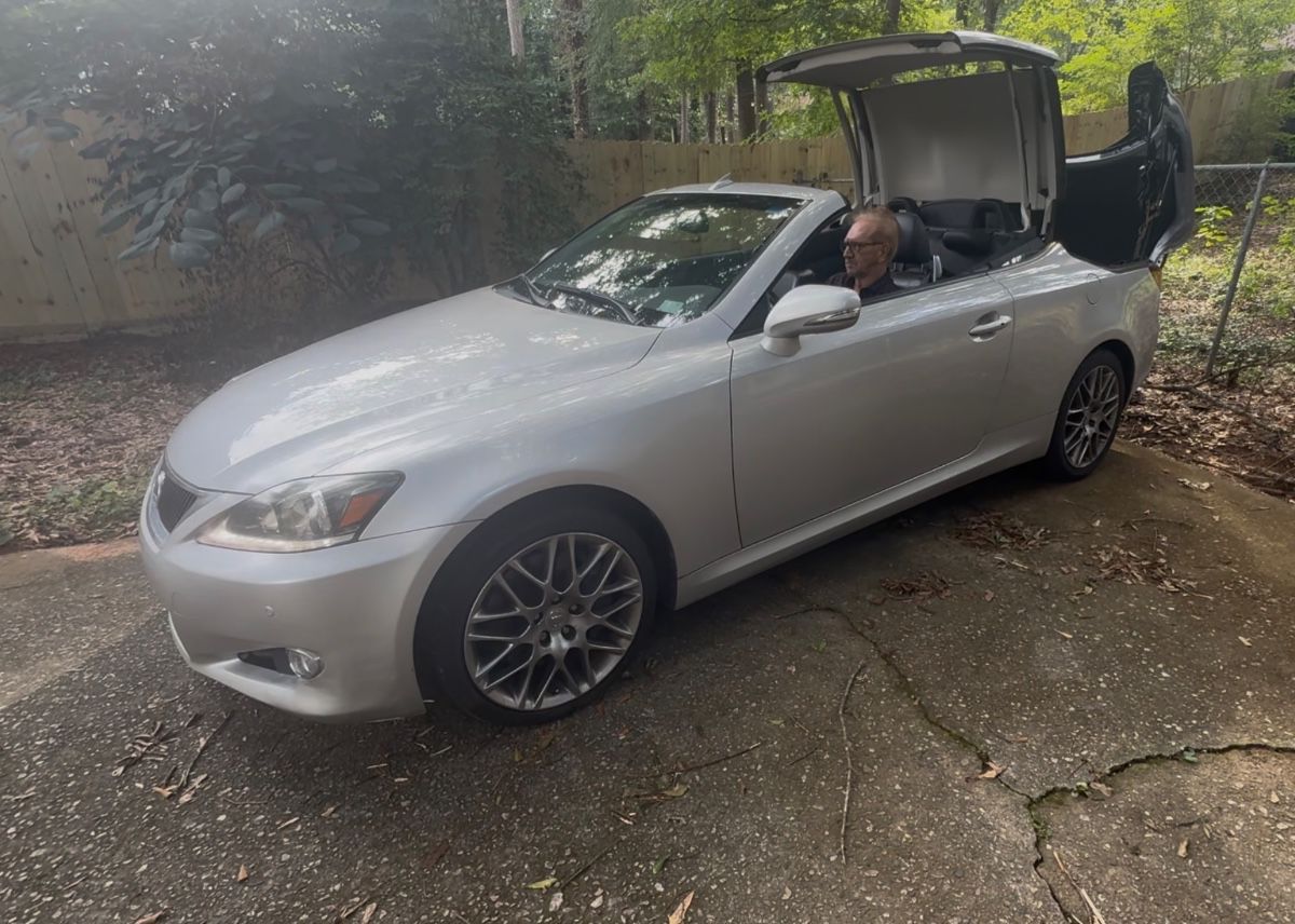 Convertible 2012 Lexus IS350 with 60k