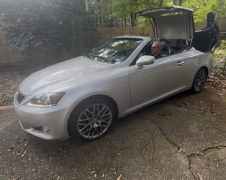 Convertible 2012 Lexus IS350 with 60k