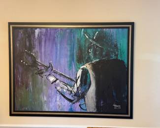 Original Cecil Bernard Oil on Canvas