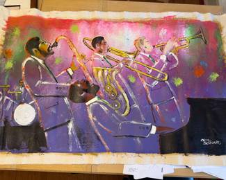 Original Cecil Bernard Oil on Canvas