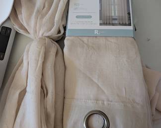 4 Grommet Top Sheer Panels each 50" x 95"