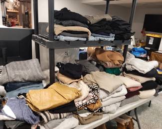 Lots of small size women's clothes.geared toward younger age but beautiful high end