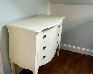 Modern French Country Cream 3-Drawer Chest