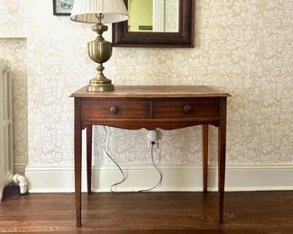 Antique Federal Style Rustic Side Table/Entry Table