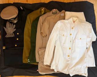 U.S. Navy Officers Uniform, Hat,  More