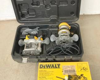 Dewalt Router, Case,  Parallel Fence Adjuster