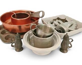 JG Meakin Hanley England Stoneware Bowls, Vintage Cookie Cutters,  More