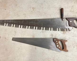 Two Craftsman Hand Saws