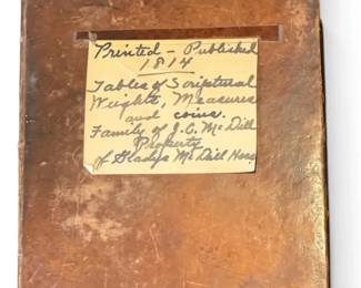 1814 Holy Bible  Published By Mathew Carey, Philadelphia