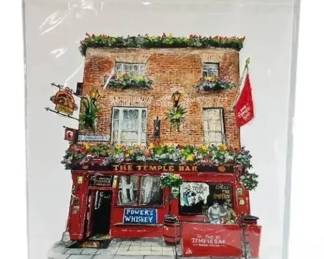 The Temple Bar Dublin, Ireland Signed Print by Steven Farrell