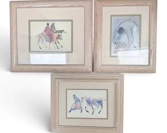 Walking Horse Woman by Carol Grigg  More Framed Art