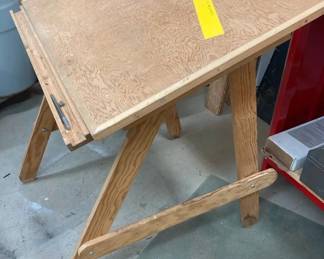 Homemade Shop Drafting Table