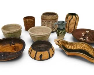 Studio Art Pottery Pieces  Some Signed