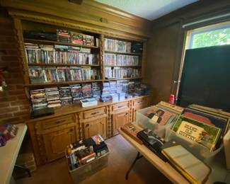 DVDs and records