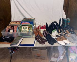 shoes and records