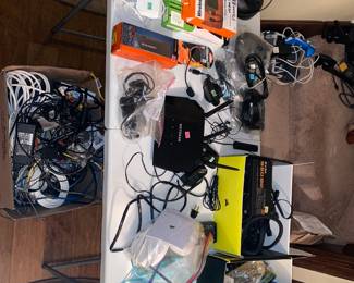 electronics and misc cords