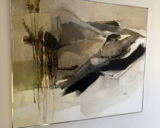 Arcylic on pressboard by Durand - framed