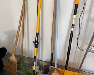 Brooms, shovels and more