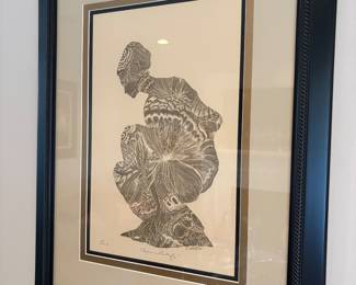 "Madame Butterfly" - lithograph - signed and numbered