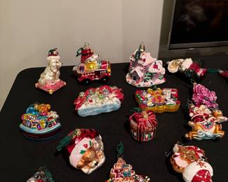 Radko Christmas ornaments