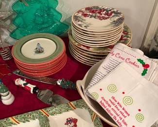 Christmas dishes, and entertaining essentials