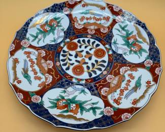 Vintage Japanese Imari Ware Porcelain Platter