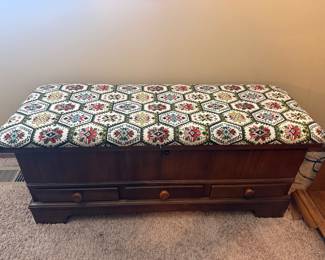 Cedar Chest with Padded Seat